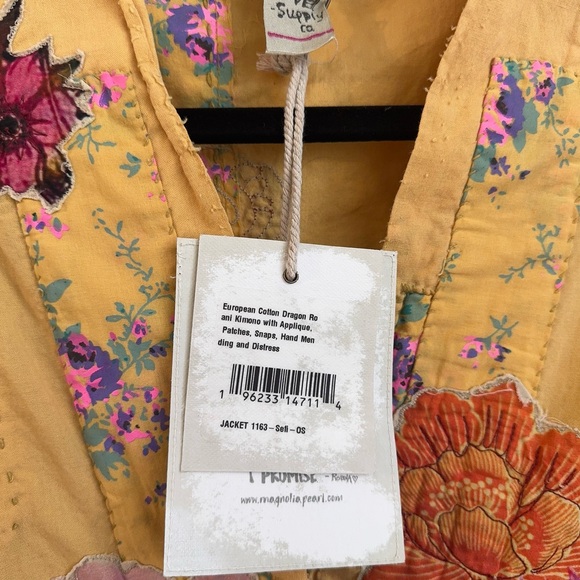 ππ Magnolia Pearl Dragon Romani Kimono Jacket 1163 β Sefi π - Picture 3 of 7